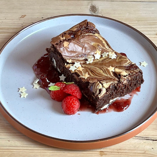 Raspberry & White Chocolate Gluten Free - Awesome brownies